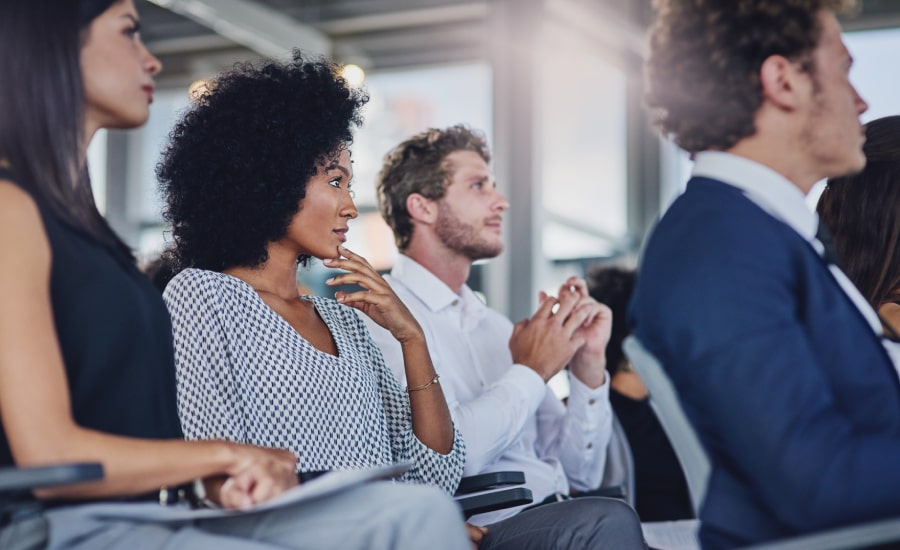 Participants in a business seminar​